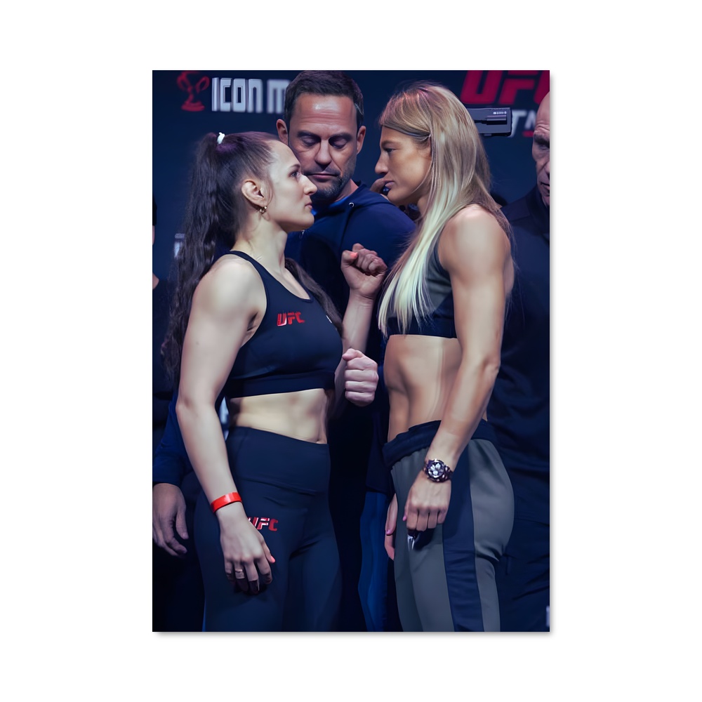 Poster Championne de l'UFC – affiche MMA